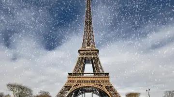 Magiczna zima w Paryżu
